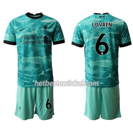 Liverpool Dejan Lovren 6 Voetbaltenues Kind Uit 2020/21 - SS (+ Korte broeken)